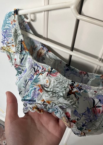 Çiçek Desenli Bohem Mini Şort - Görsel 3