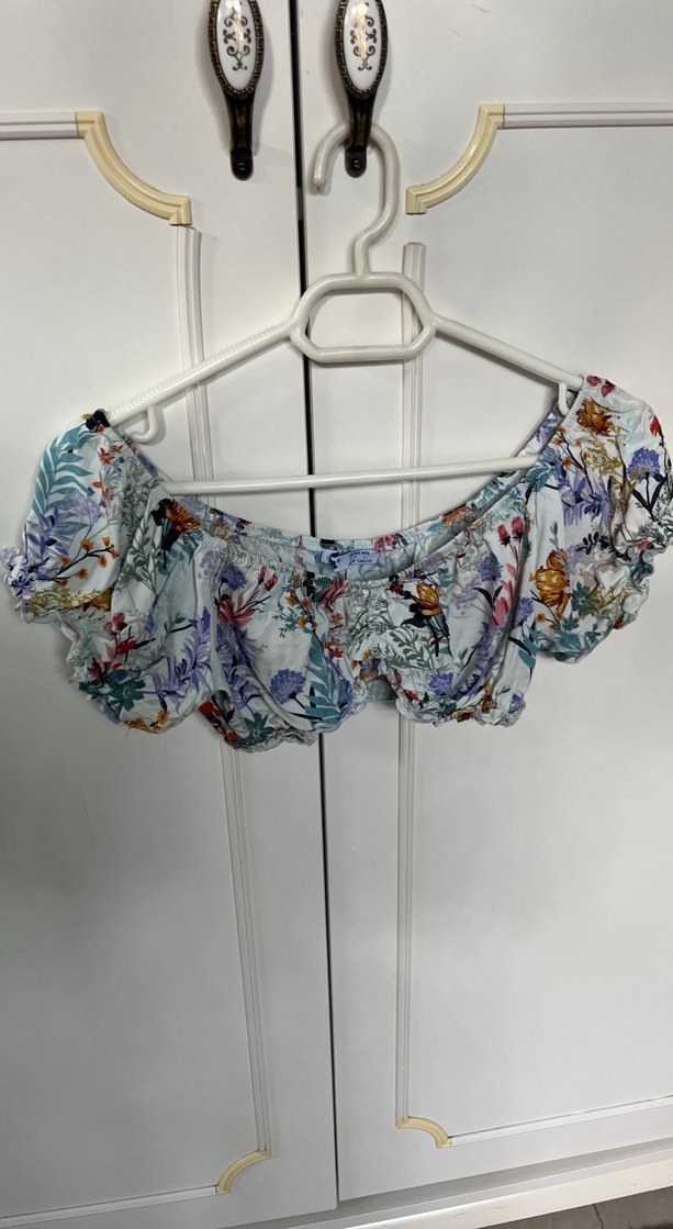 Çiçek Desenli Bohem Mini Şort - Görsel 2