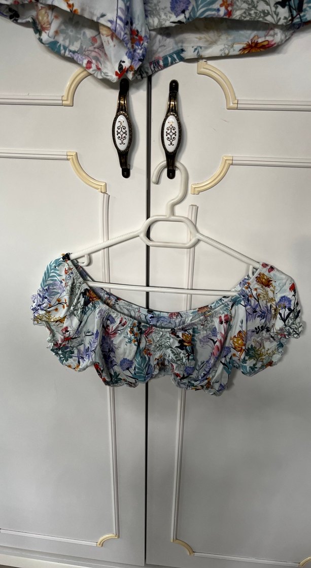 Çiçek Desenli Bohem Mini Şort - Görsel 5