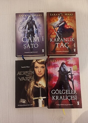 Cam Şato serisi 4 kitap - Sarah J Maas 