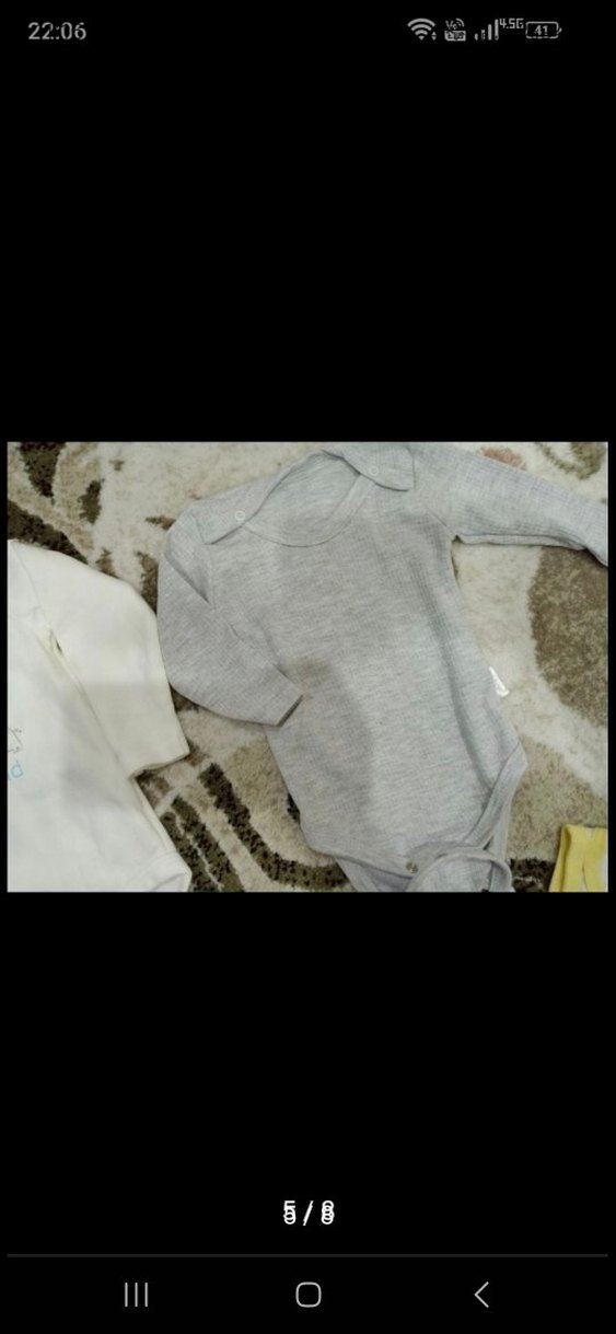 bebek 6/9 aylık cıtcıtlı atlet - Görsel 4