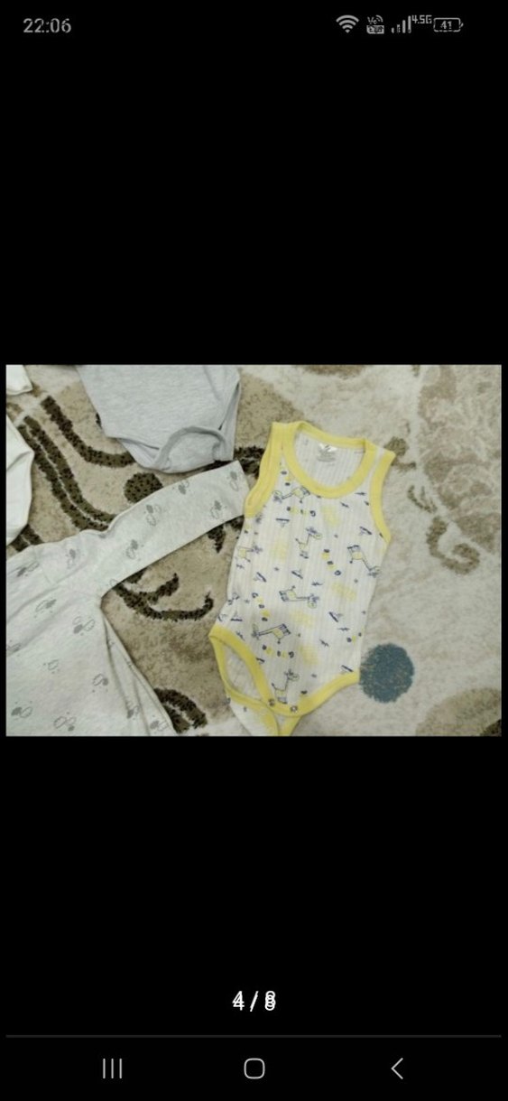 bebek 6/9 aylık cıtcıtlı atlet - Görsel 3