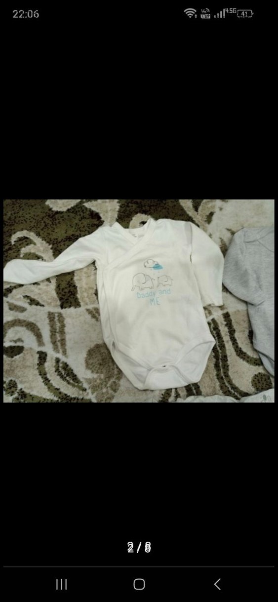 bebek 6/9 aylık cıtcıtlı atlet - Görsel 2