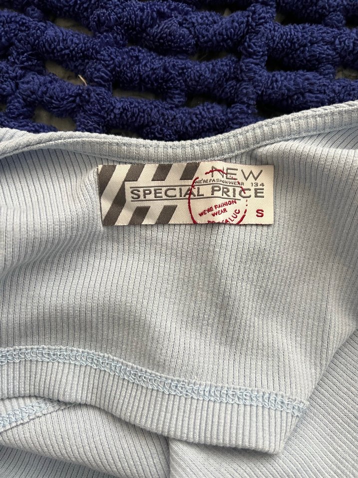 Kadın Beyaz Crop Top Uzun Kollu - Görsel 3