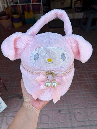Kuromi Sanrio peluş çanta