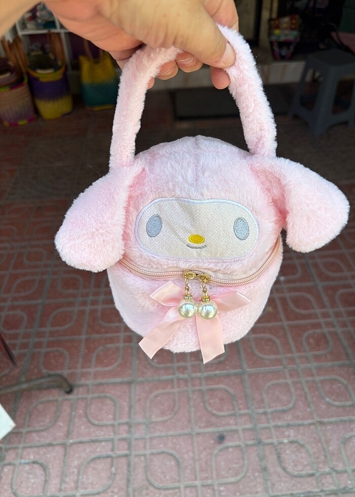 Kuromi Sanrio peluş çanta - Görsel 2