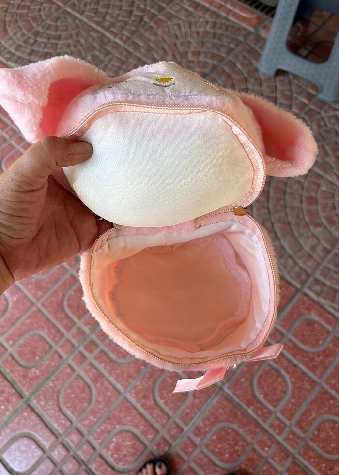 Kuromi Sanrio peluş çanta - Görsel 4