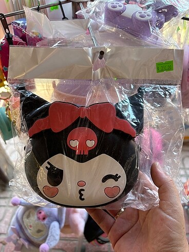 Kuromi Sanrio silikon çocuk çanta - Görsel 3