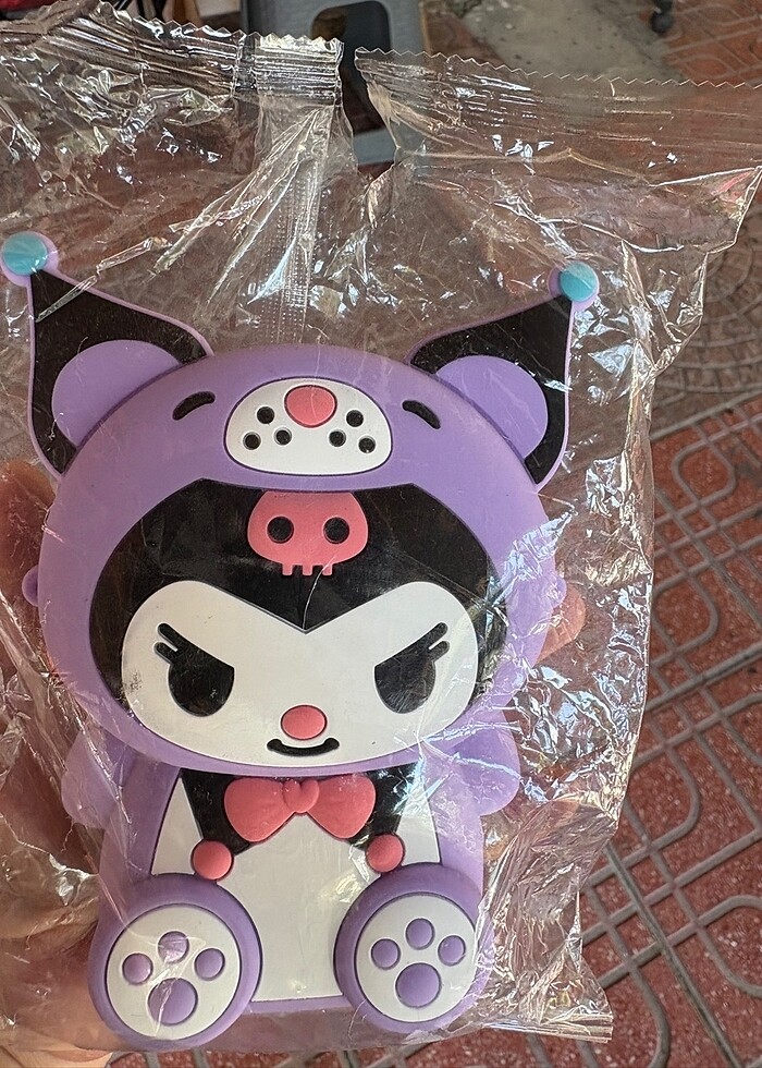 Kuromi Sanrio silikon çocuk çanta - Görsel 2