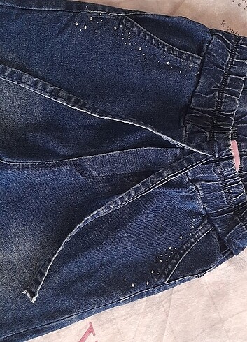 5/6 yaş kız çocuk kot pantolon  - Görsel 3