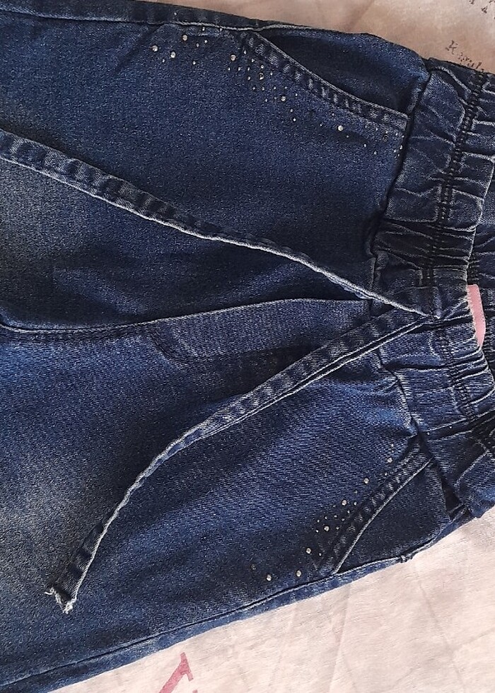 5/6 yaş kız çocuk kot pantolon  - Görsel 3