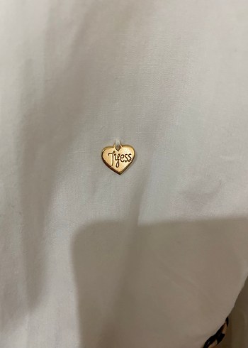 Düğmeli Beyaz Yılan Desenli Pamuklu Gömlek - Görsel 4