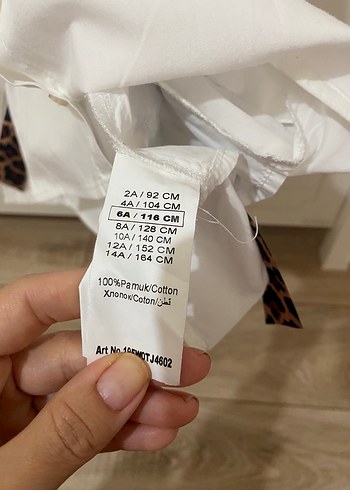 Düğmeli Beyaz Yılan Desenli Pamuklu Gömlek - Görsel 3