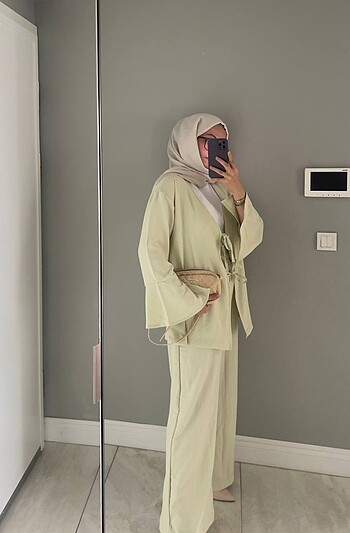 Keten kimono takım