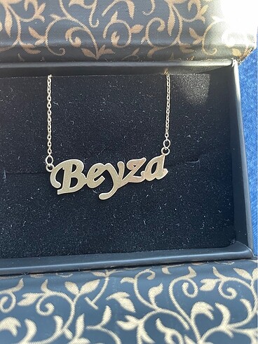 BEYZA isimli gümüş kolye