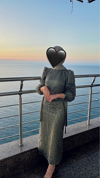 Diğer Simli tesettür elbise