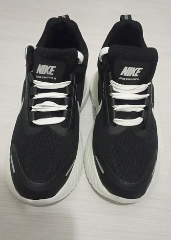 38 Beden Siyah Bağcıklı Platform Spor Ayakkabı