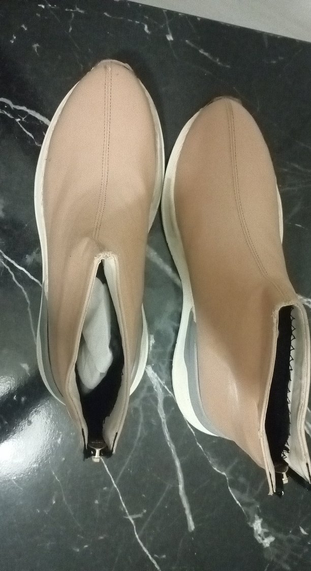 Bej Dolgu Topuklu Kadın Bot - Görsel 2