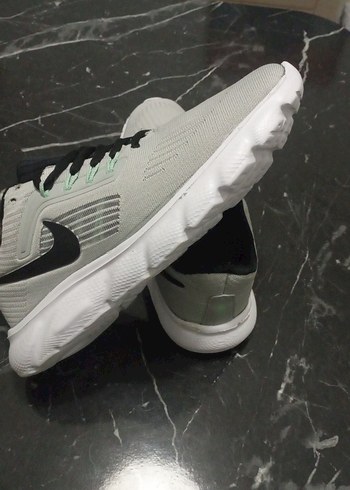 Gri Beyaz Erkek Spor Ayakkabı - Görsel 4