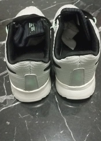 Gri Beyaz Bağcıklı Erkek Spor Ayakkabı - Görsel 3