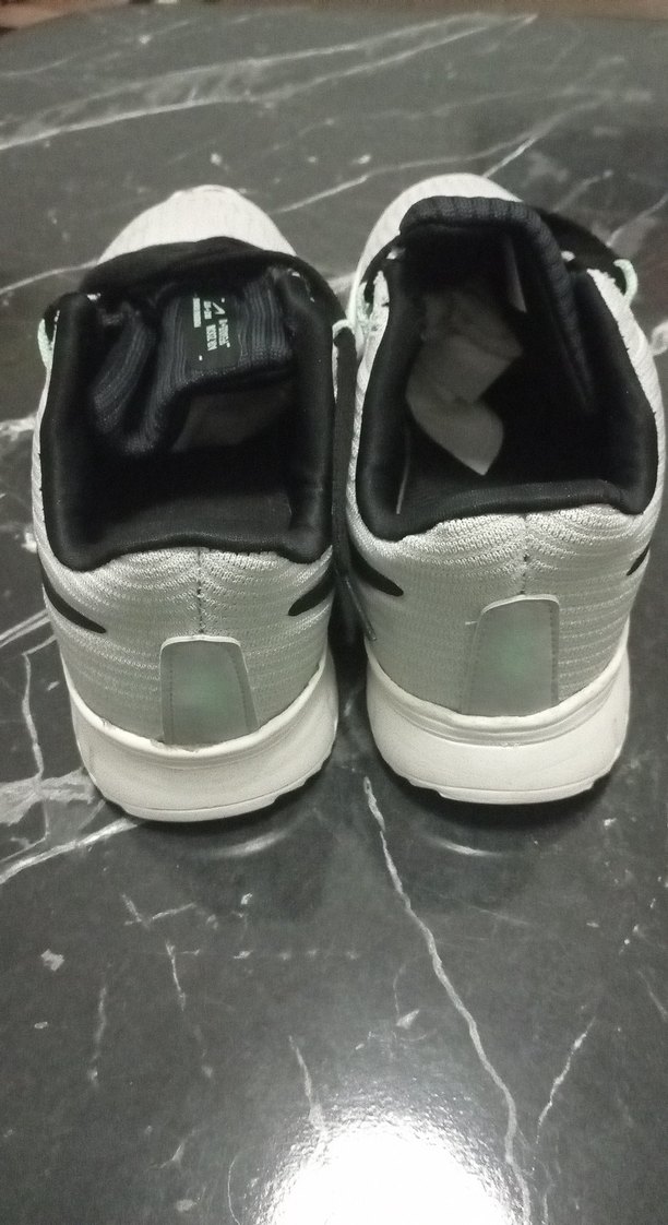 Gri Beyaz Bağcıklı Erkek Spor Ayakkabı - Görsel 3