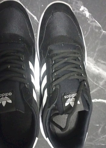 Erkek Siyah Adidas Bağcıklı Spor Ayakkabı - Görsel 2