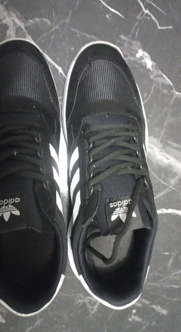 Erkek Siyah Adidas Bağcıklı Spor Ayakkabı - Görsel 2