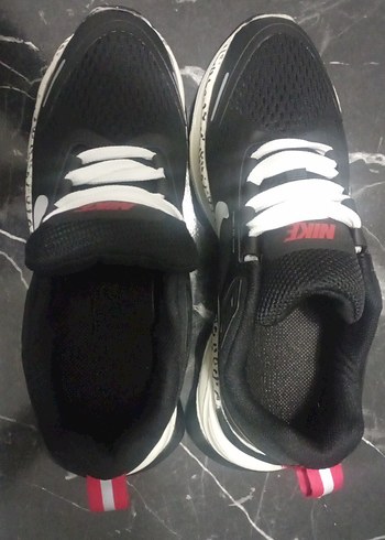 Siyah Spor Stiletto Topuklu Bağcıklı Kadın Spor Ayakkabı - Görsel 2