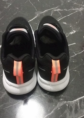 Siyah Elastik Bağcıklı Erkek Spor Ayakkabı - Görsel 4