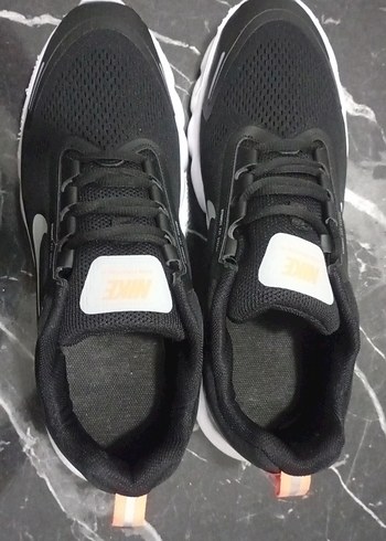 Siyah Elastik Bağcıklı Erkek Spor Ayakkabı - Görsel 2