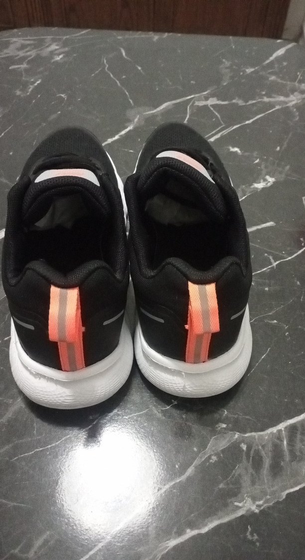 Siyah Elastik Bağcıklı Erkek Spor Ayakkabı - Görsel 4