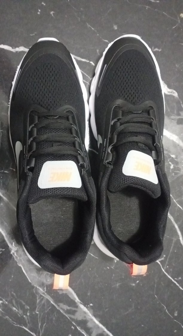 Siyah Elastik Bağcıklı Erkek Spor Ayakkabı - Görsel 2