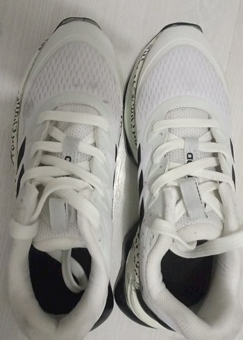 Adidas Adidas Beyaz Gri Zebra Desenli Erkek Spor Ayakkabı