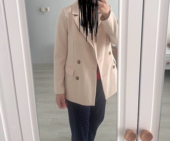 38 Beden ten rengi Renk Blazer ceket