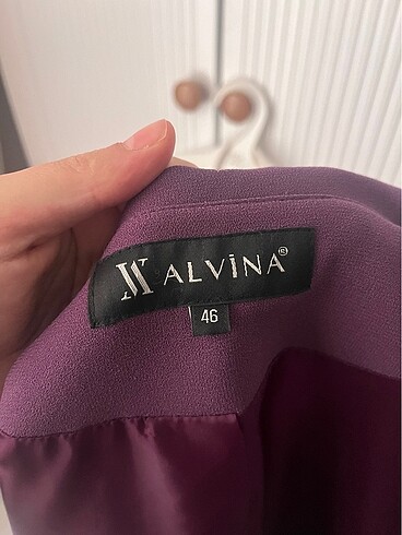 46 Beden mor Renk Blazer takım