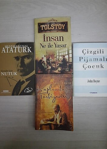 4 adet kitap 