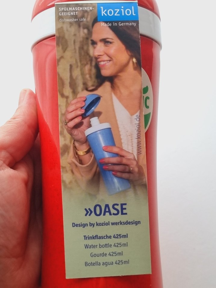 Koziol OASE Kırmızı  Yetiskin Çocuk Termos Şişesi - Görsel 3