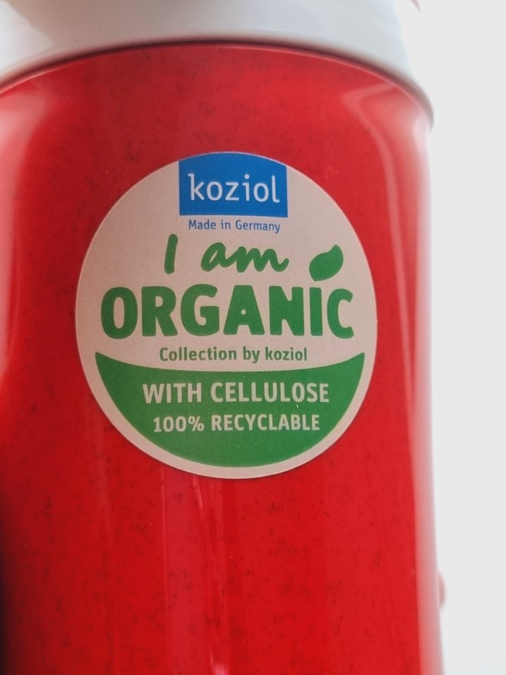 Koziol OASE Yetiskin Çocuk Termos Şişesi Kırmızı - Görsel 4