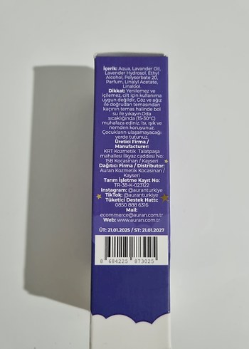 AURAN Uyku ve Yastık Spreyi Lavanta 75ML - Görsel 5