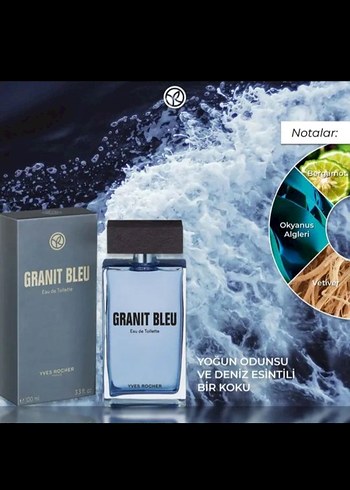 Granit Bleu EDT 100 ML Erkek Parfümü - Görsel 2