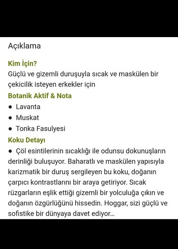 Yves Rocher Hoggar Erkek Parfümü - Görsel 3