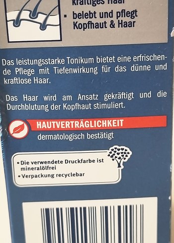 ISANA Coffein Saç Toniği Erkekler için - Görsel 7