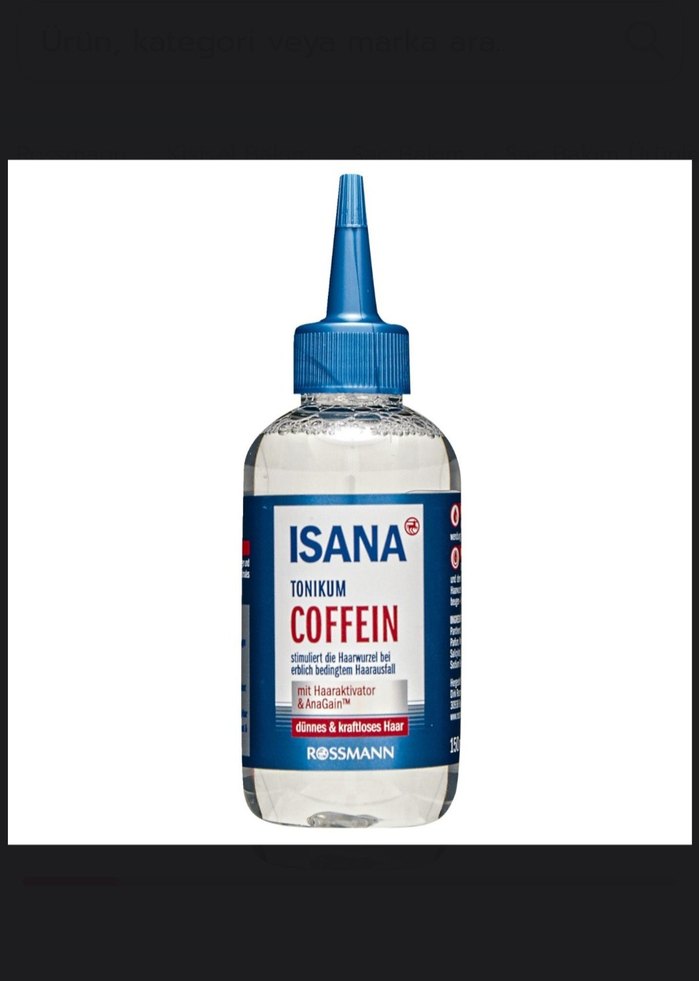 ISANA Coffein Saç Toniği Erkekler için - Görsel 2