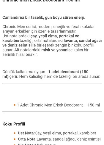 Parlak Mavi Chronic Men Parfümlü Sprey - Görsel 3