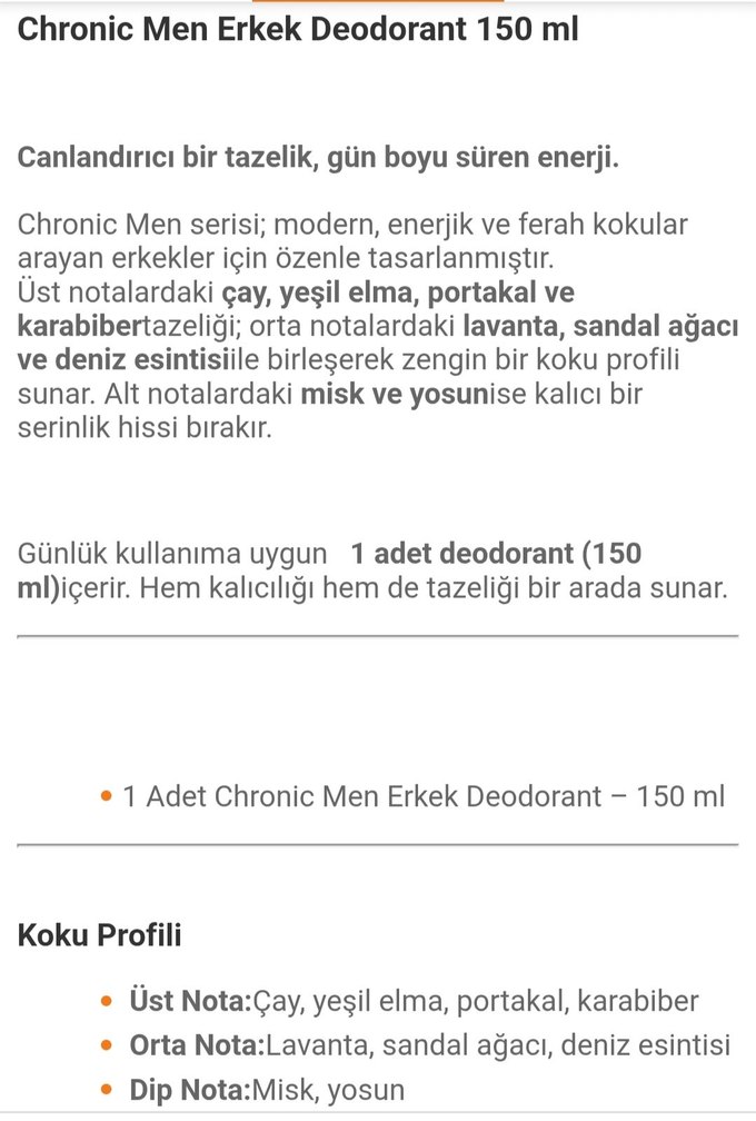 Parlak Mavi Chronic Men Parfümlü Sprey - Görsel 3