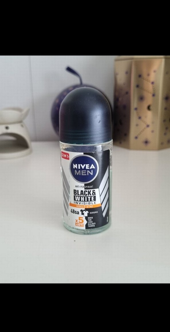 Nivea Men Black & White Roll-On Deodorant 50 ml - Görsel 4