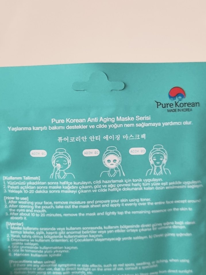 Pure Korean Anti-Aging Maske Paketi - Görsel 5