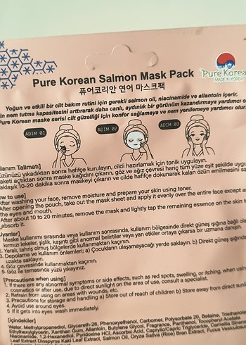 Pure Korean Somon Maskesi - Görsel 5