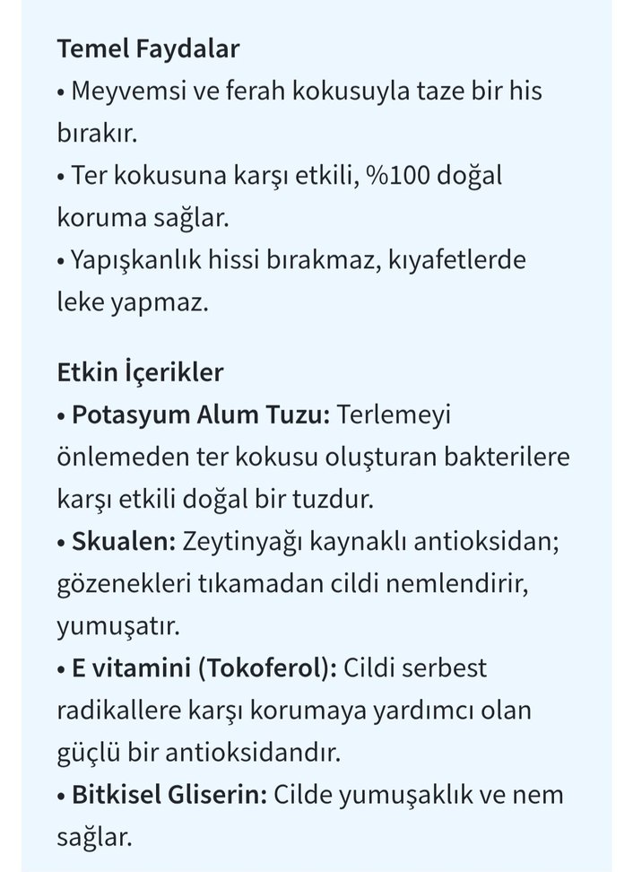 Siveno %100 Doğal Aloe Vera Roll-On Deodorant - Görsel 3