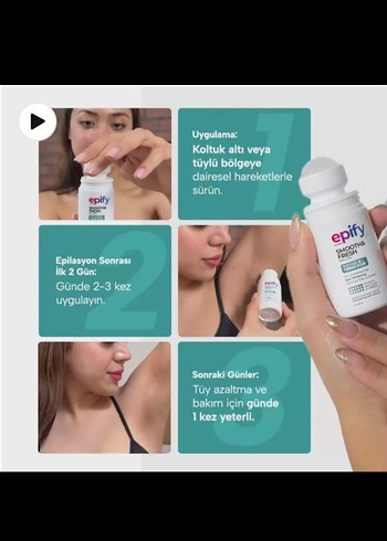 Epify Smooth&Fresh Roll-On Tüy Dökücü - Görsel 2